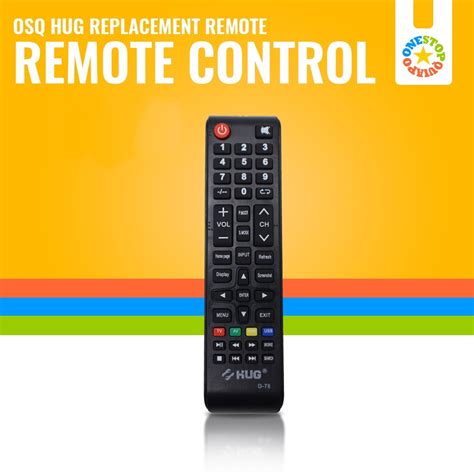 hug tv remote app|PinSan Universal Replacement Remote Control for HUG LED TV .